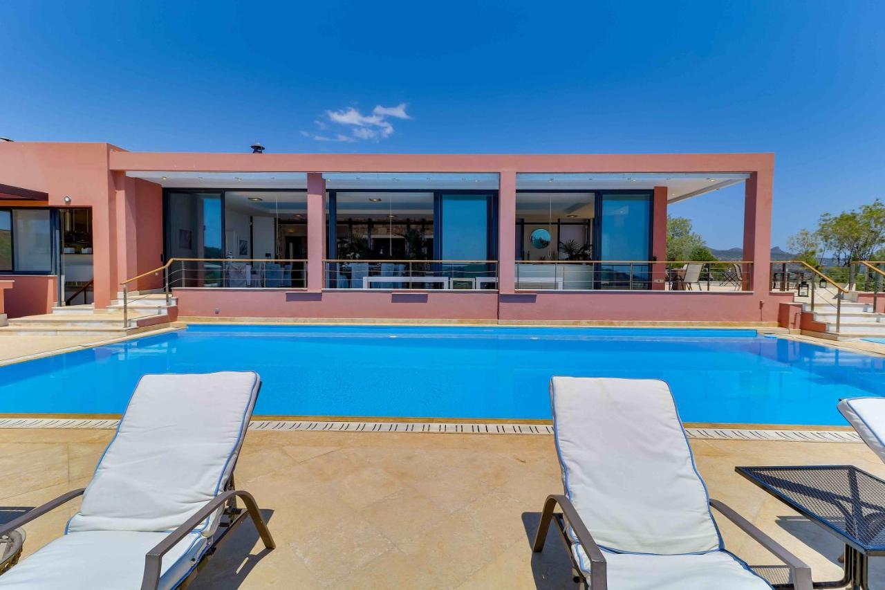 Black Diamond Beachfront Pool Villa Pasithea In Sounio, Athens Sounion Exterior foto